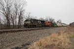 NS 3610 leads train 21E past MP 116